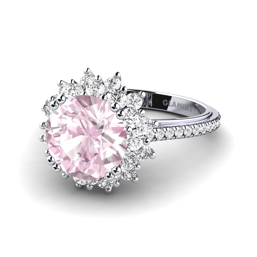 Kunzite Engagement Ring Daffney 3.0 crt