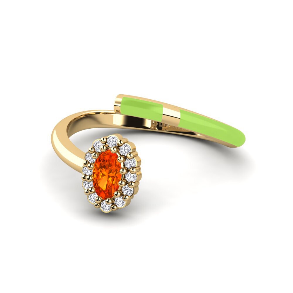 Saphir orange Bague Dagsboro