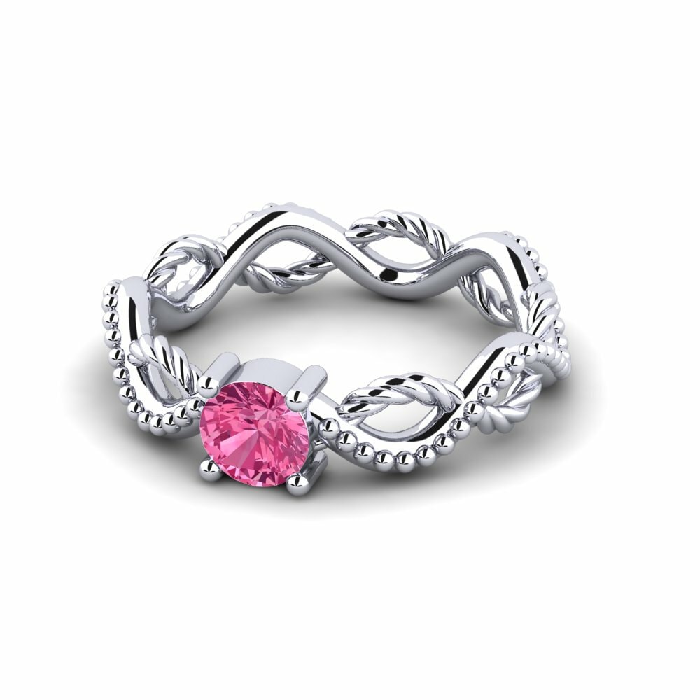 Turmalina rosa Anillo de Mujer Daister