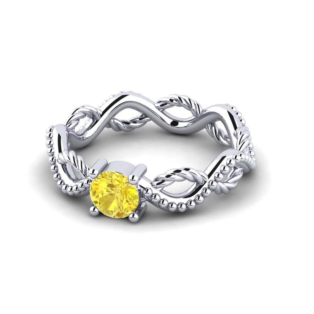 Zaffiro Giallo Anello da donna Daister