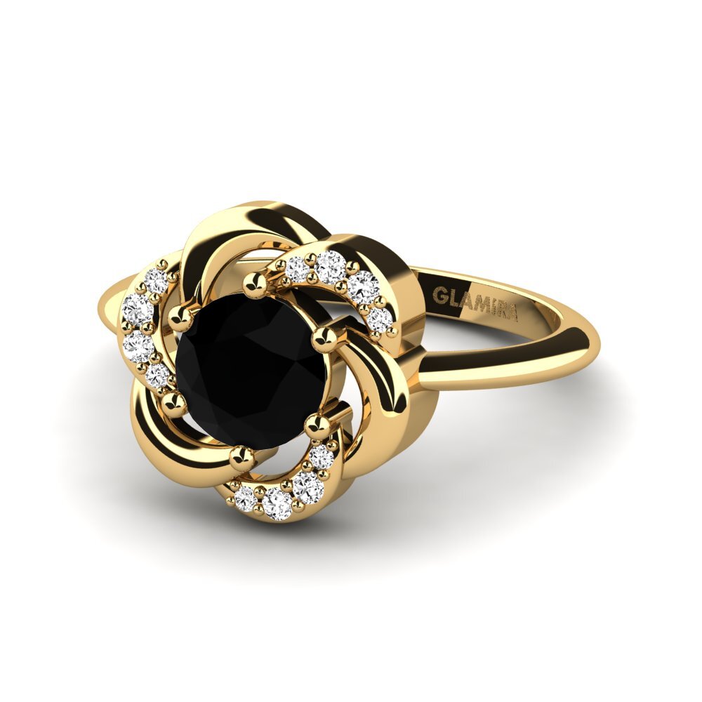 Ónix Negro Anillo Dajana