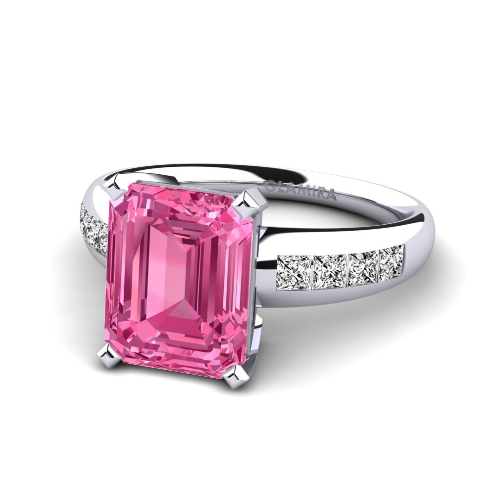 Pink Tourmaline Engagement Ring Dalinda