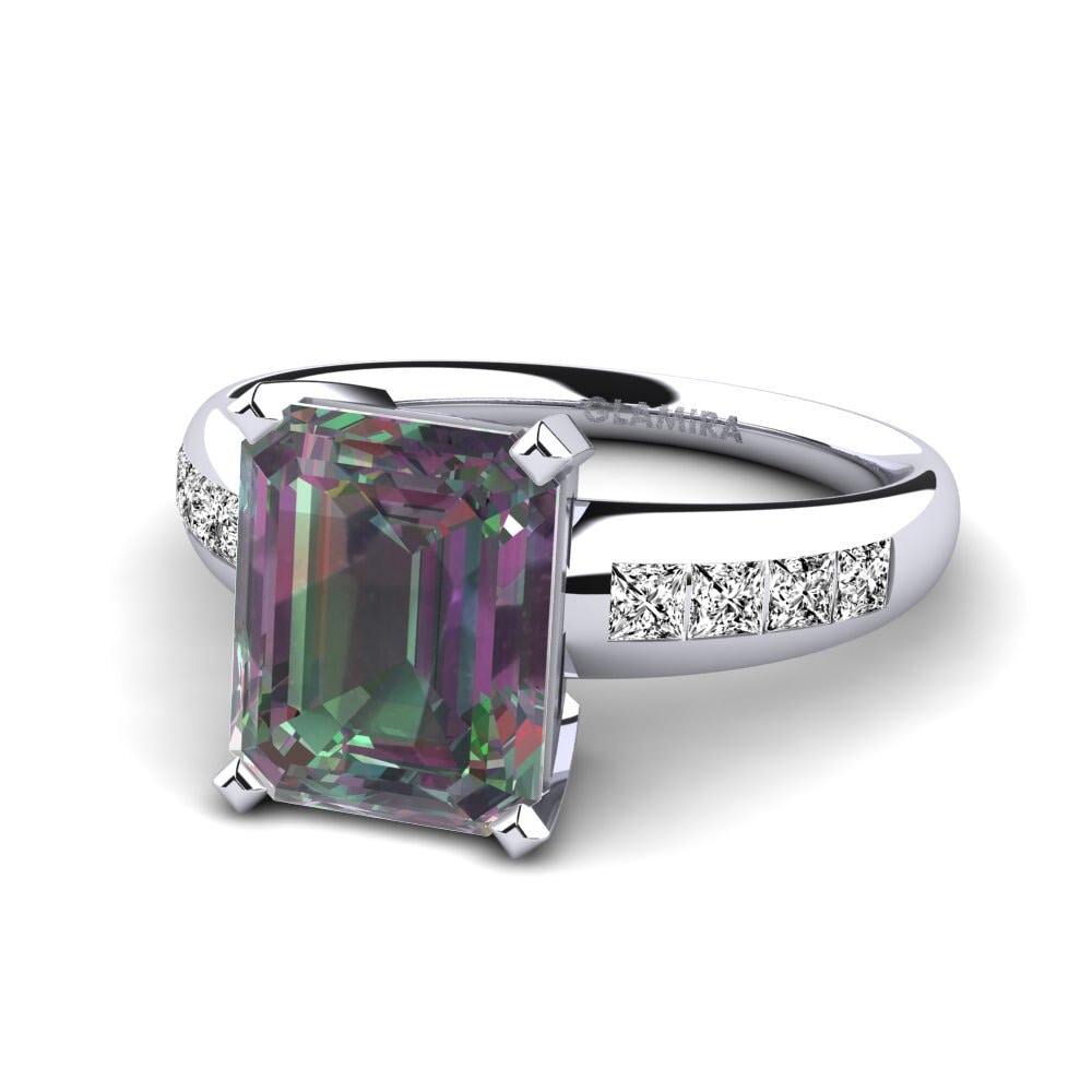Mystic Topaz Engagement Ring Dalinda