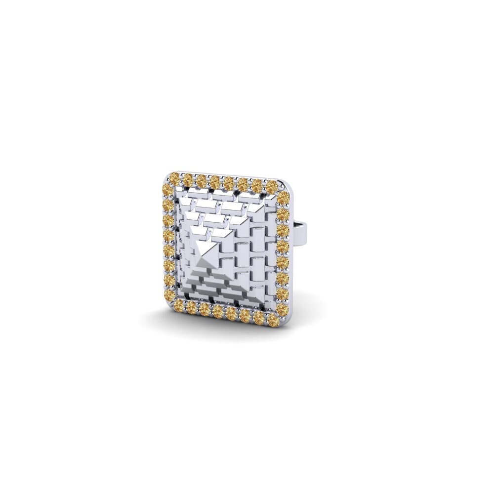 925 stříbro Hnědý diamant Pánské náušnice Dallas