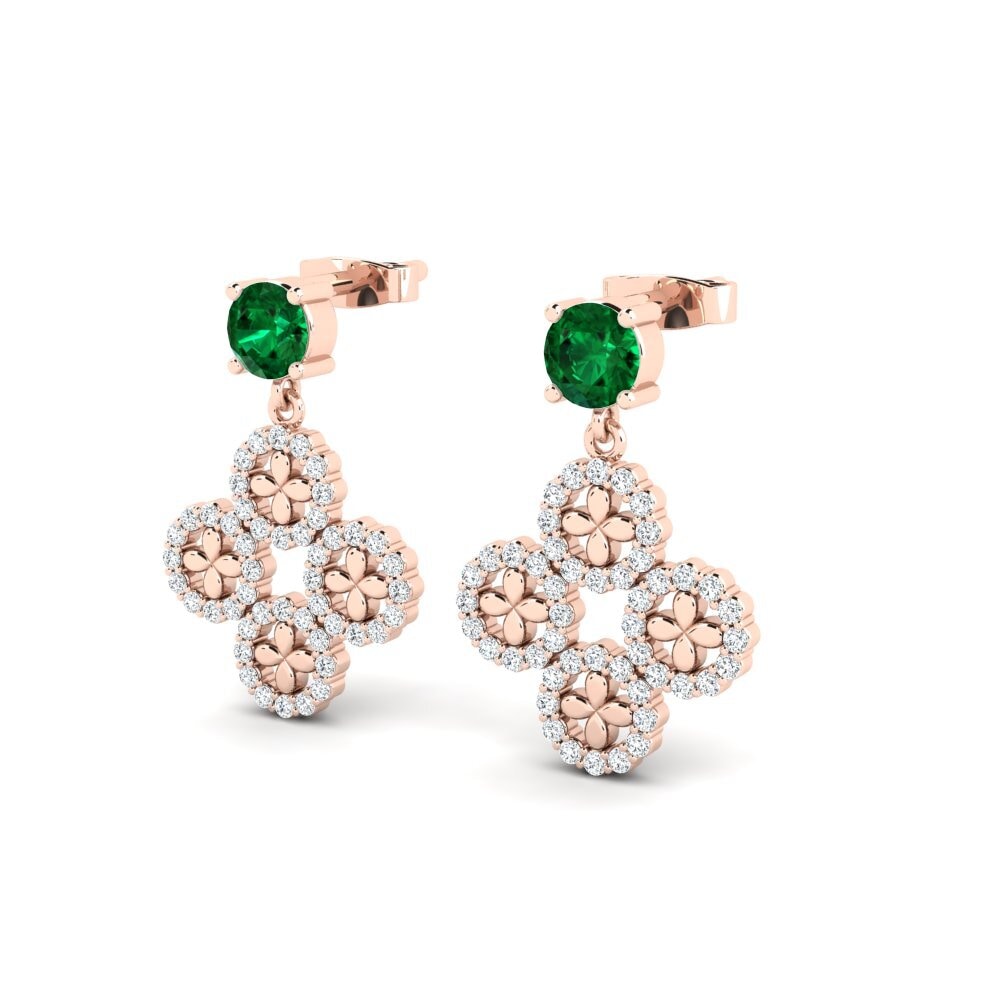 Emerald (Lab Created) Women's Earring Daltonisme