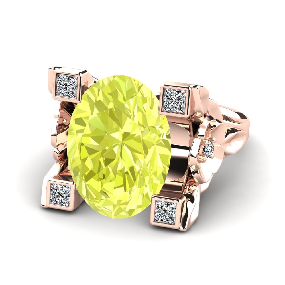 Lemon Quartz Ring Danelle