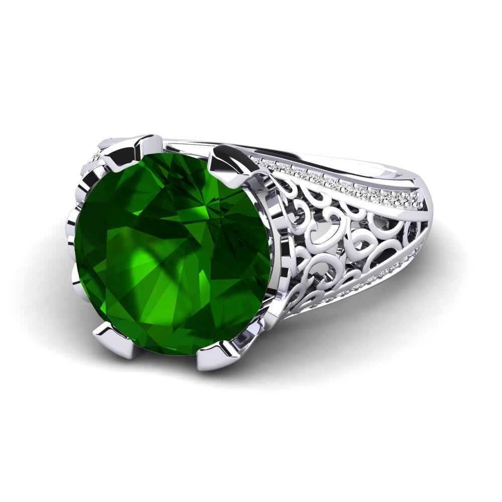 Turmalina verde Anillo Danette
