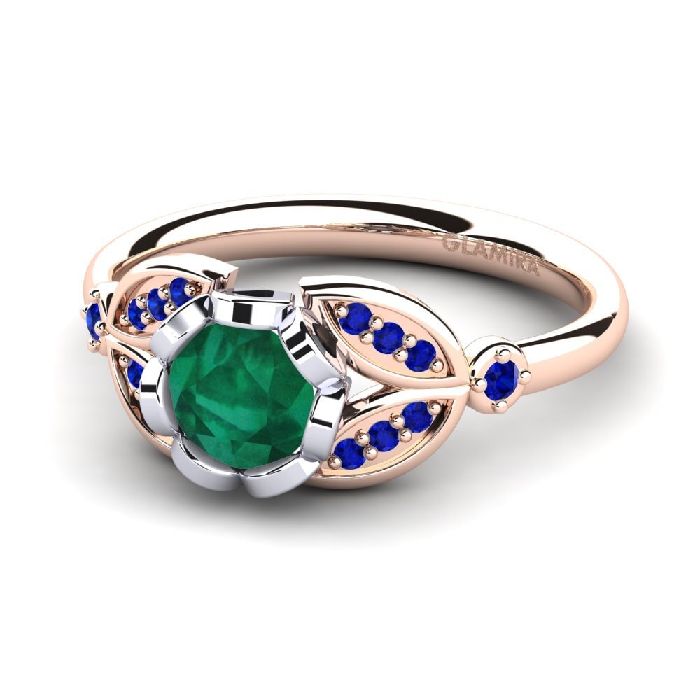 14k Rose & White Gold Ring Danika