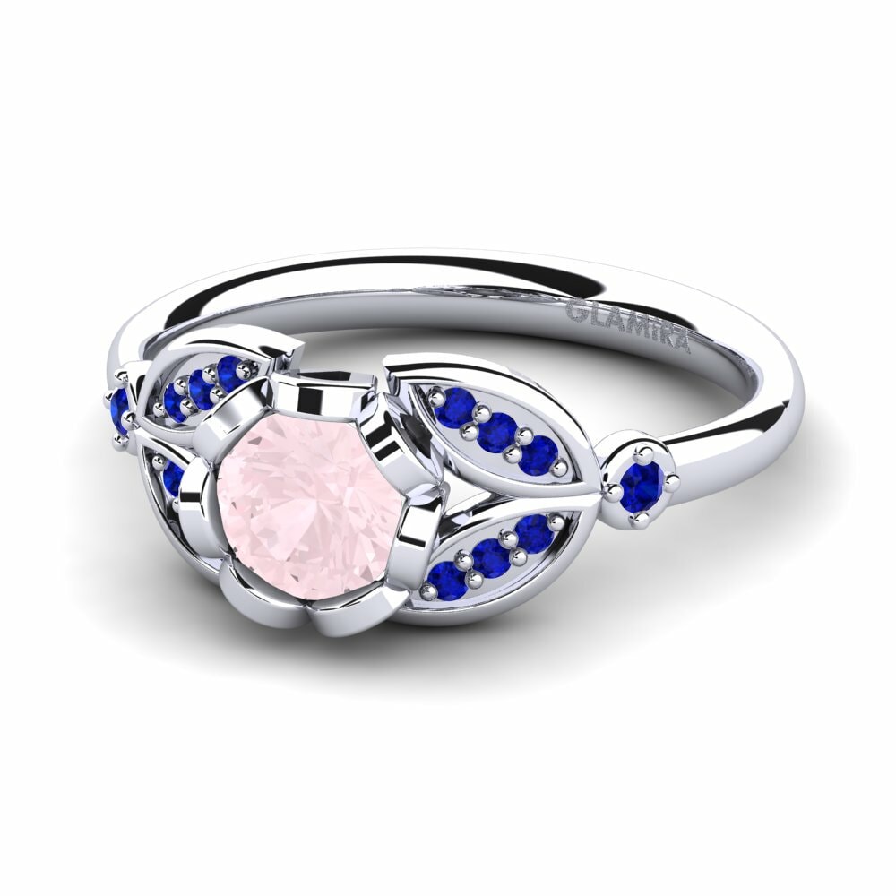 Anillo Danika Cuarzo rosa