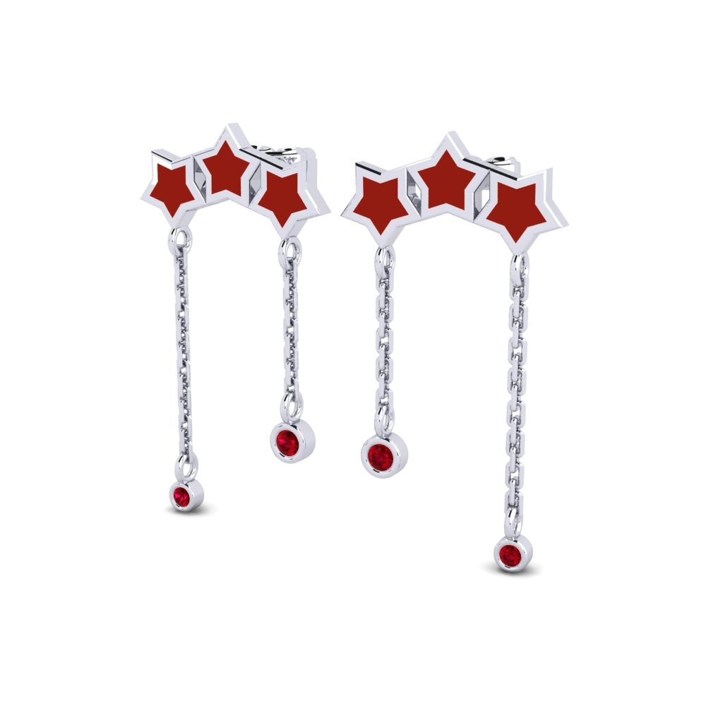 Red Zirconia Women's Earring Danillene