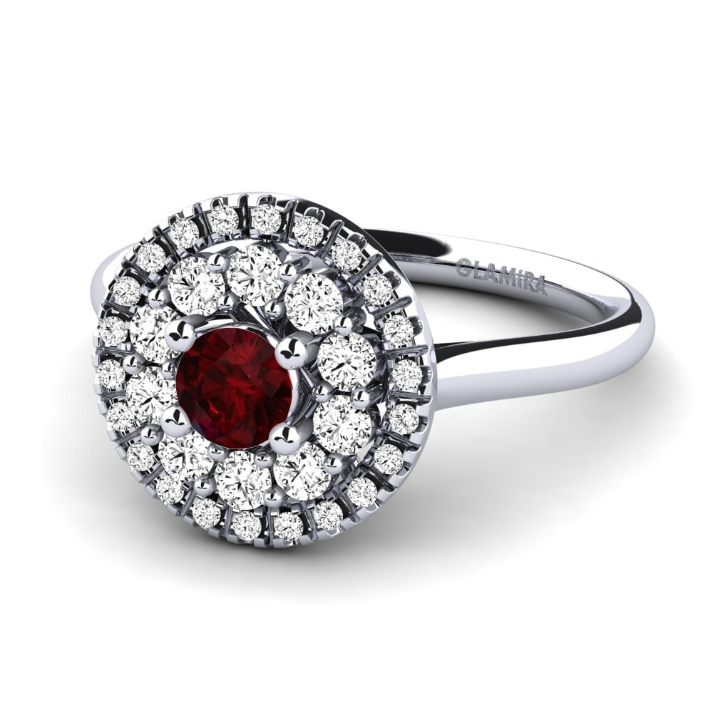 Granate Anillo de compromiso Dante