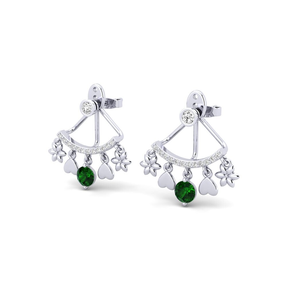 Green Tourmaline Women's Earring Danton