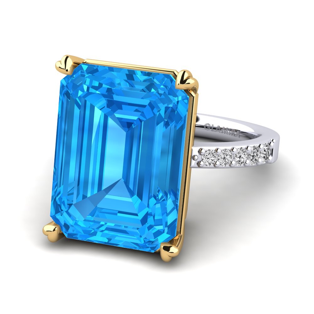 18ct White / Yellow Gold Ring Darcie