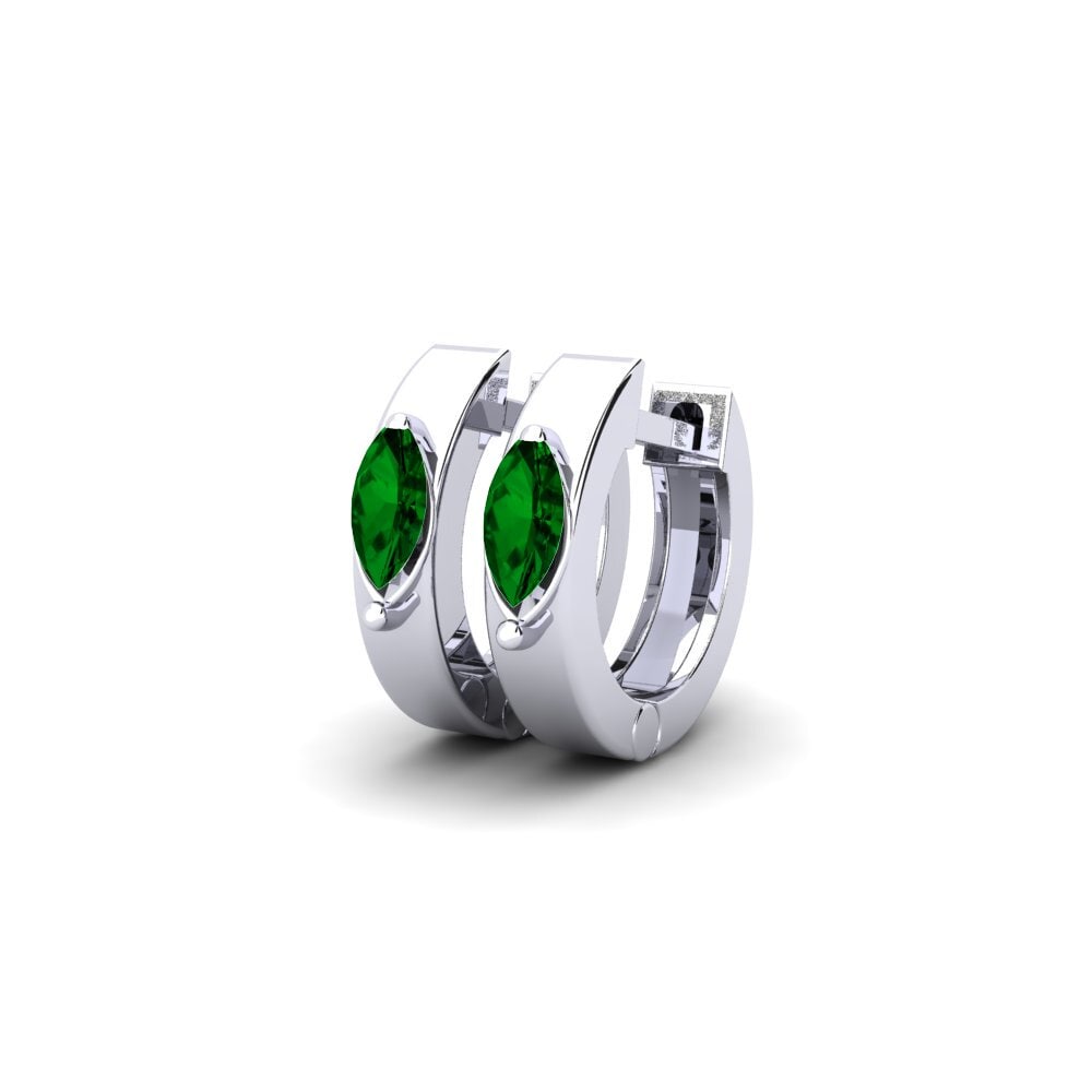 Marquesa Circonita Verde Pendiente de mujer Darejani