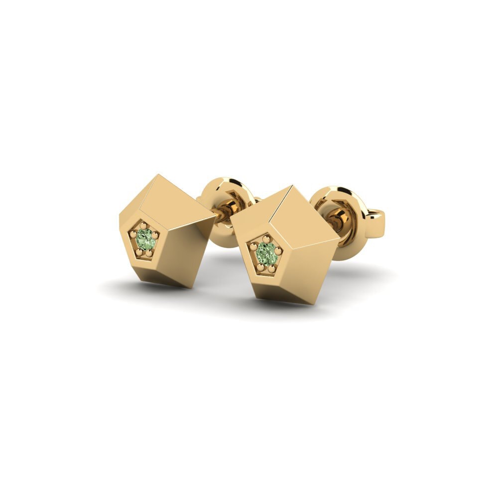 Grüner Diamant Damen ohrring Darknebulvg
