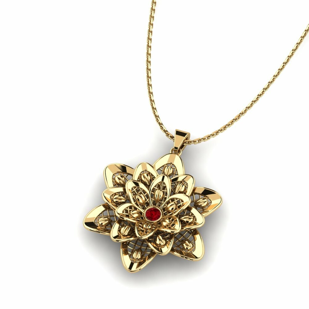 Circonita Roja Colgante de Mujer Darlas