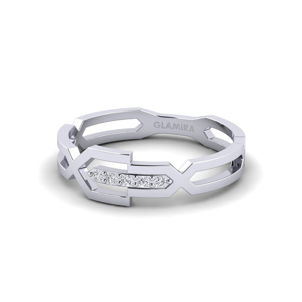 14k White Gold Ring Darwin
