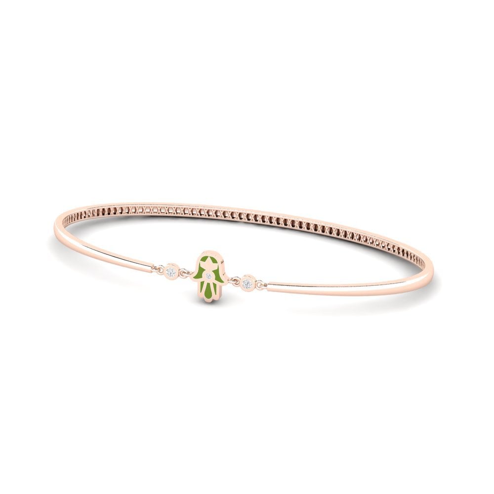 Brazaletes 9k Oro Rosa Pulsera