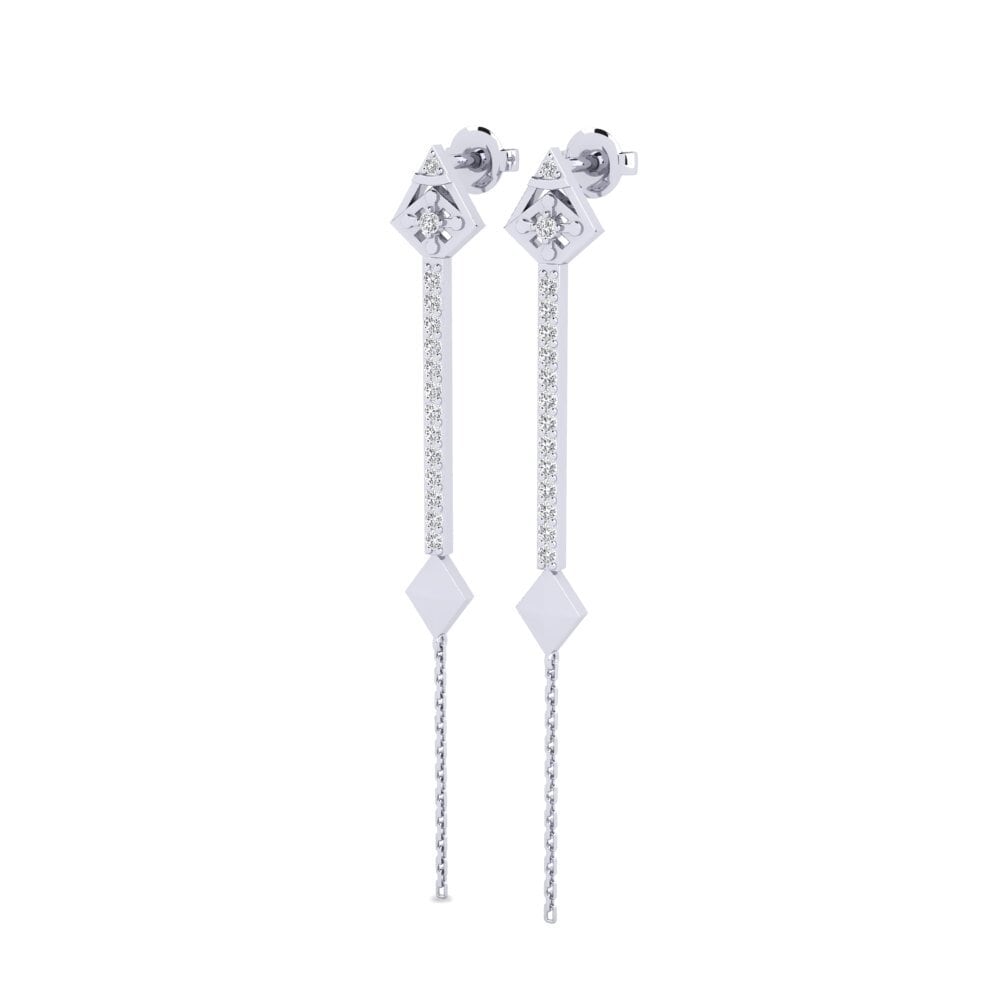 950 Palladium Women's Earring Davidix