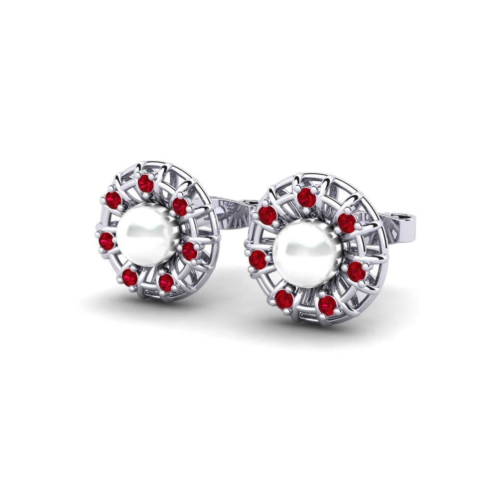 Red Zirconia Women's Earring Debonnaire