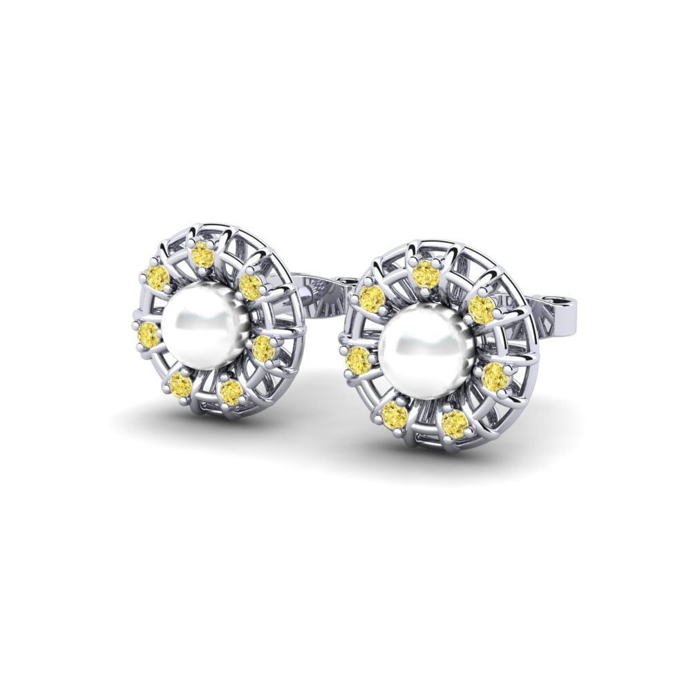 Yellow Sapphire Women's Earring Debonnaire