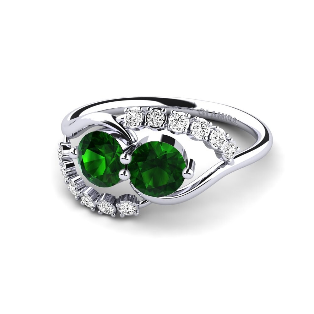 Turmalina verde Anillo Debrisha