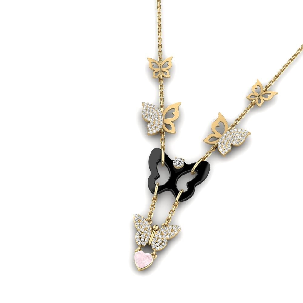 Cuarzo rosa Collar de Mujer Debruyn