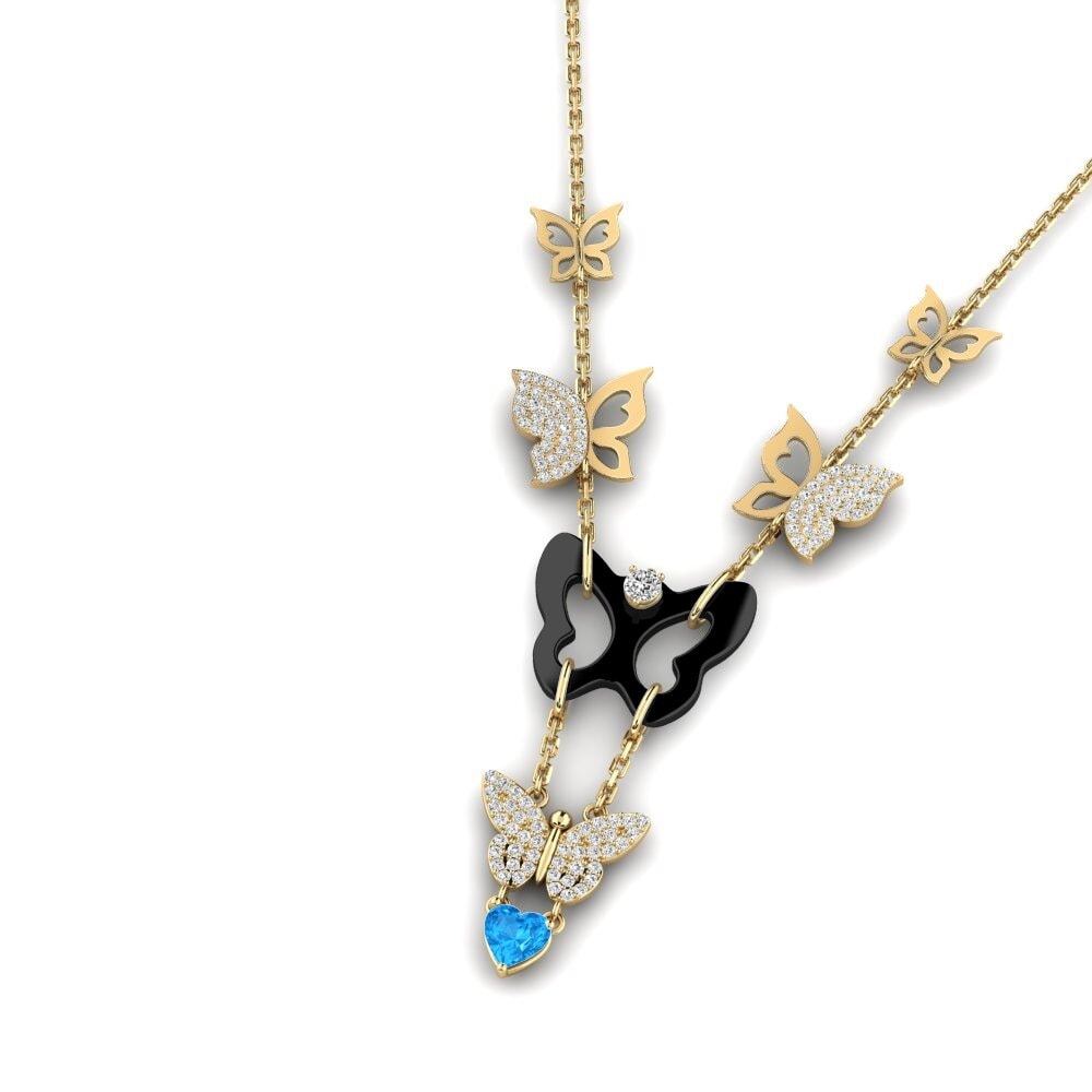 Topacio azul Collar de Mujer Debruyn