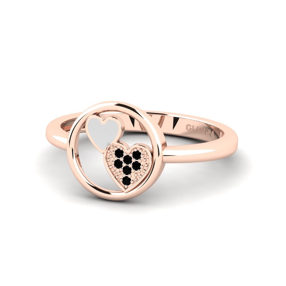 Schwarzer Saphir Ring Decant