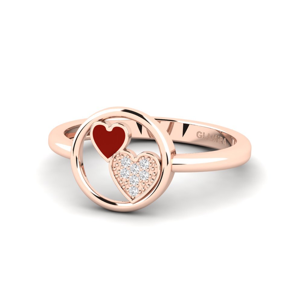 Weißer Saphir Ring Decant