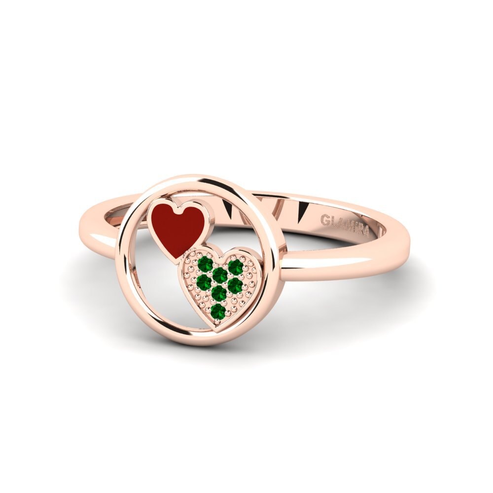 Grüner Zirkonia Ring Decant