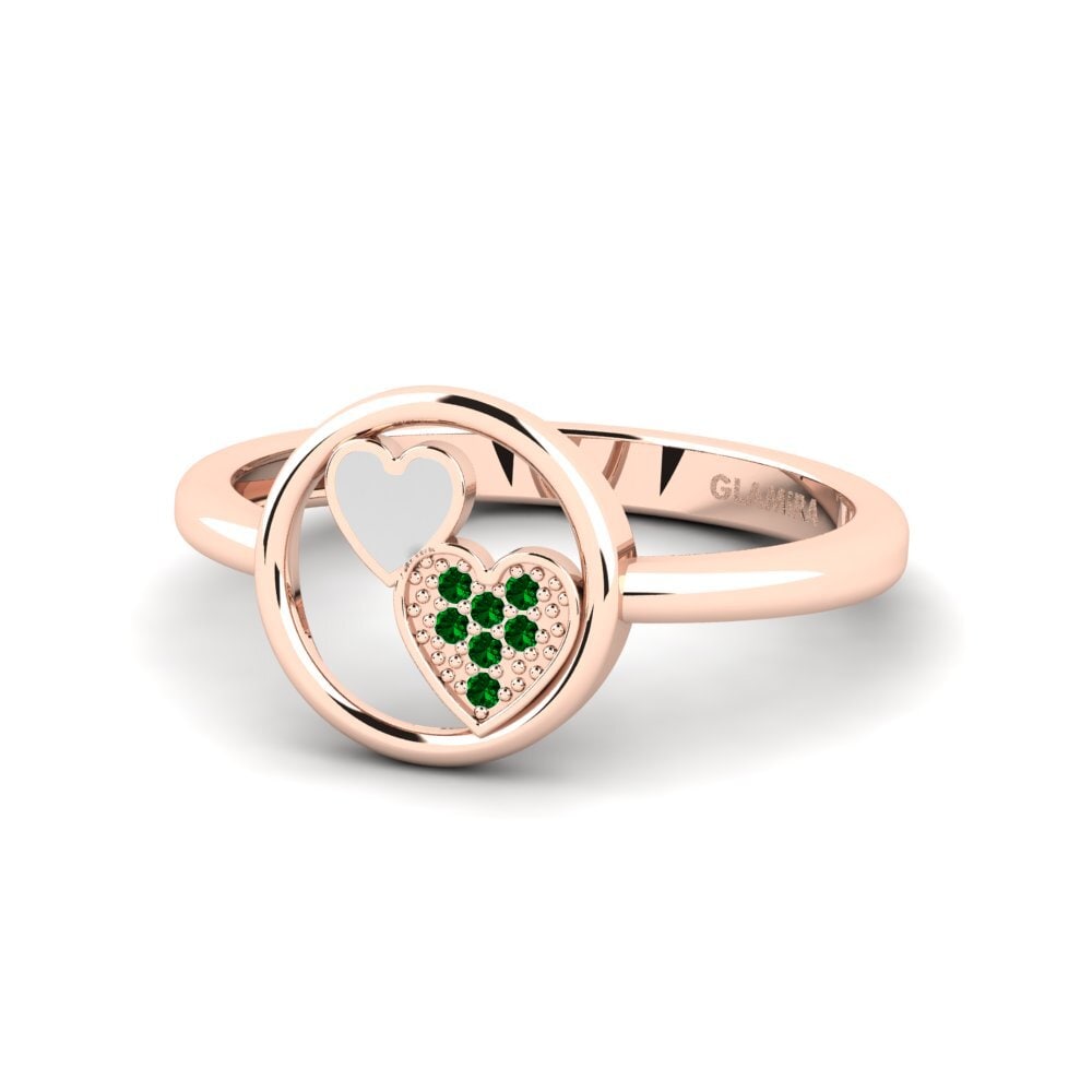 Grüner Zirkonia Ring Decant