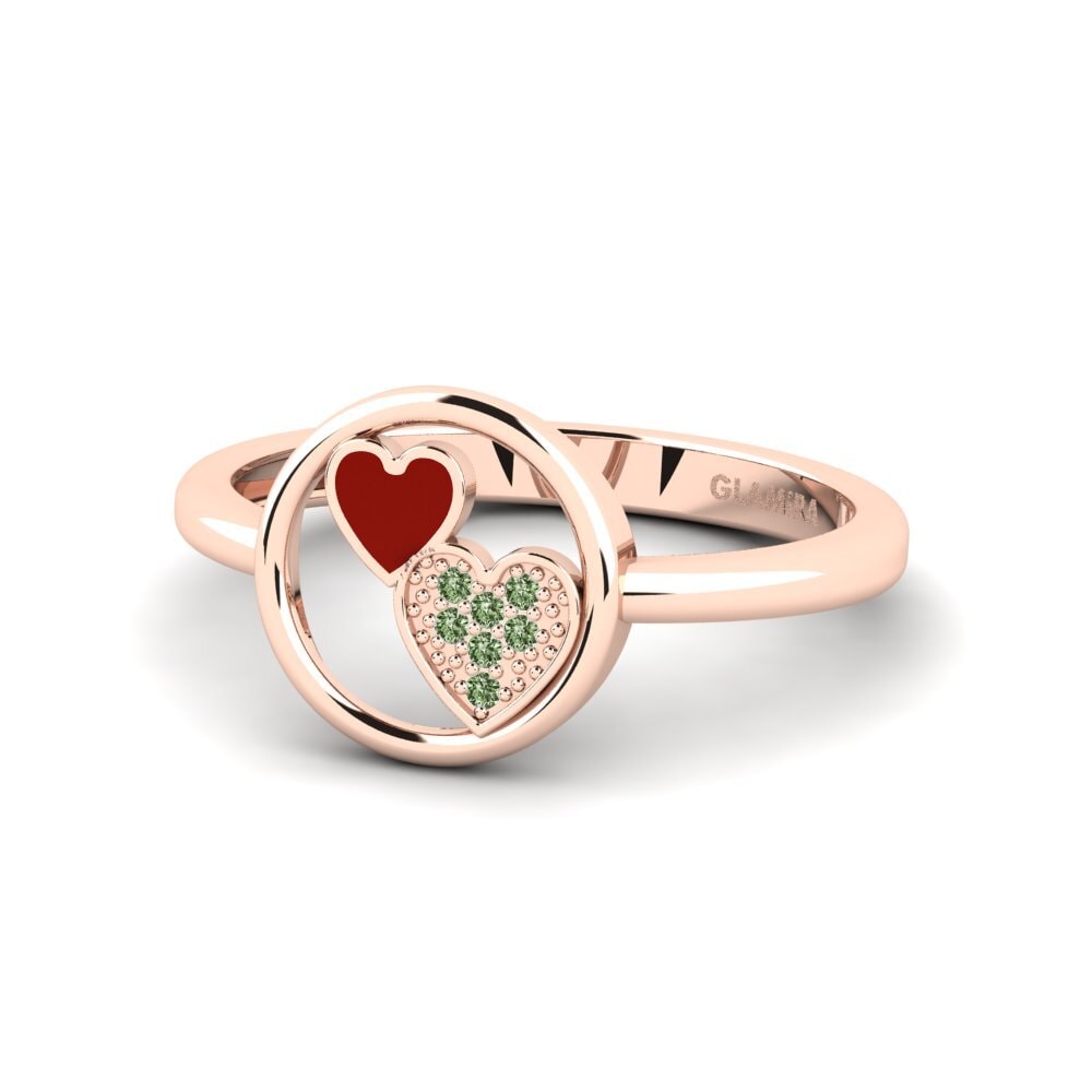 Grüner Diamant Ring Decant