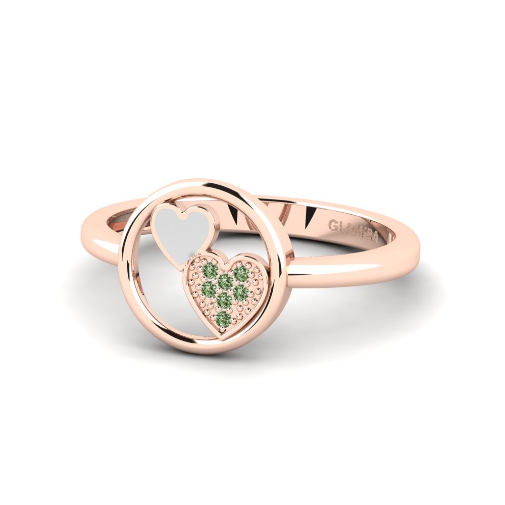 Grüner Diamant Ring Decant