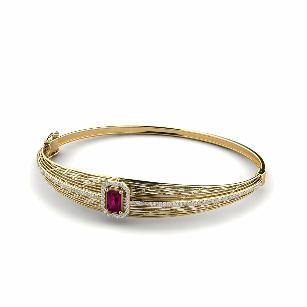 Rhodolite Garnet Women's Bangle Dee