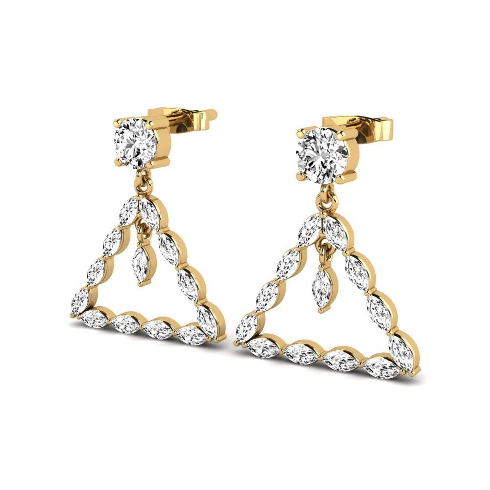 Moissanite Dames Oorbellen Deepika