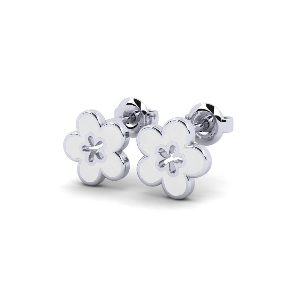 950 Platinum Kid's Earring Definable