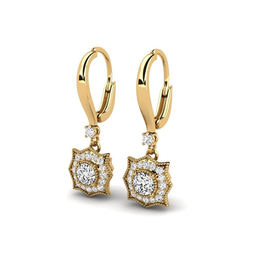 Đá Moissanite Bông tai nữ Degourdi