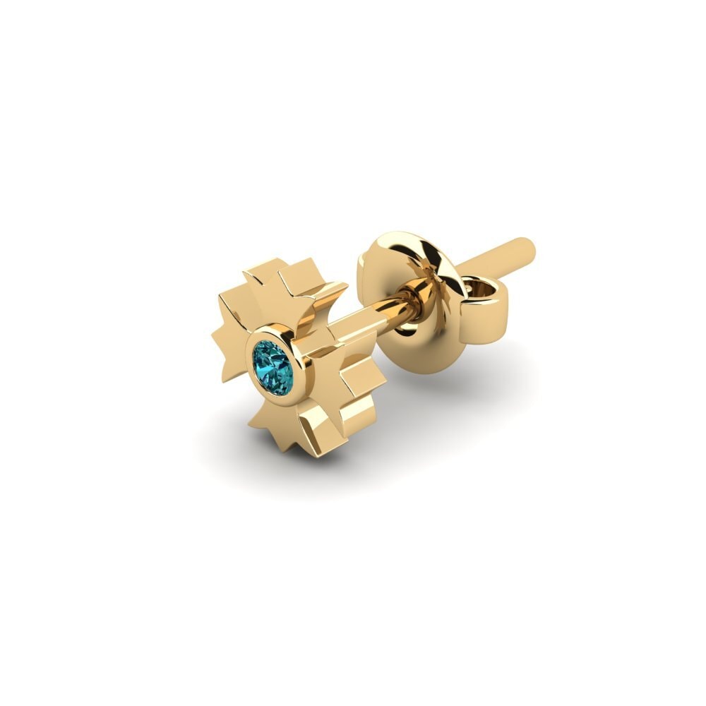 Blue Diamond Men's Earring Degria