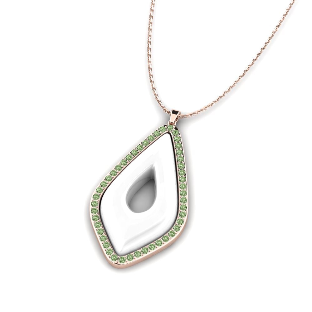 Diamante Verde Colgante de Mujer Dehner