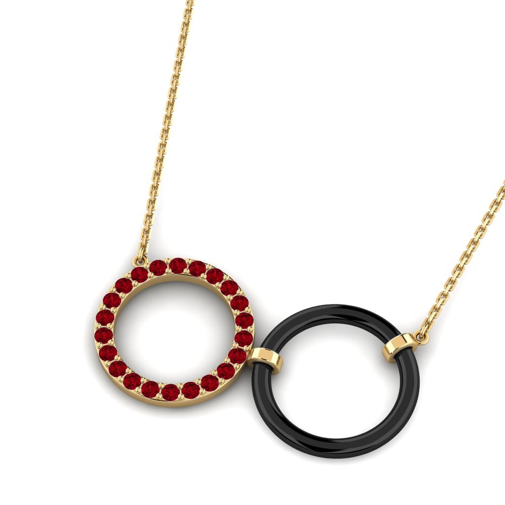 Circonita Roja Collar de Mujer Deibel