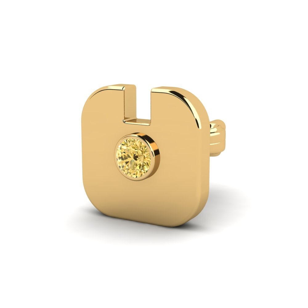Gelbgold 375 Herren-Ohrring Deino