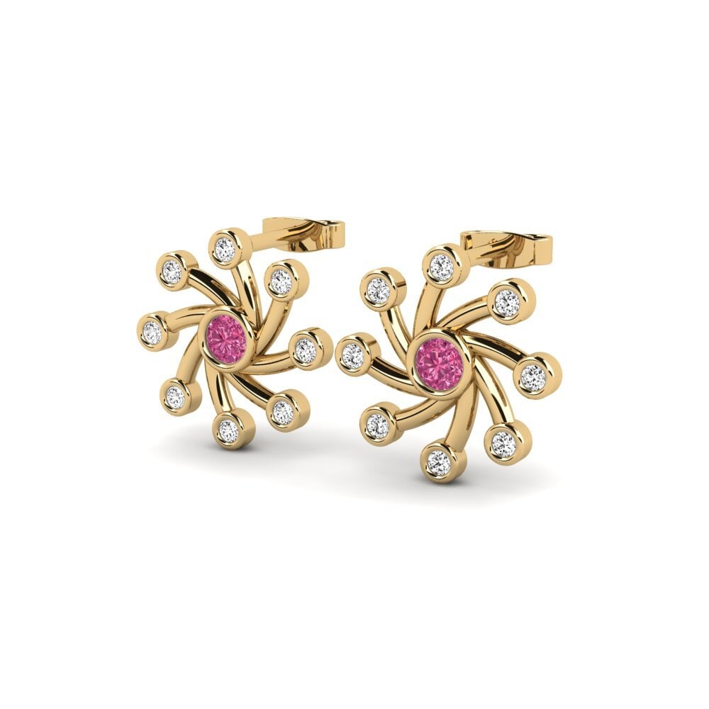 Pink Tourmaline Women's Earring Dekab
