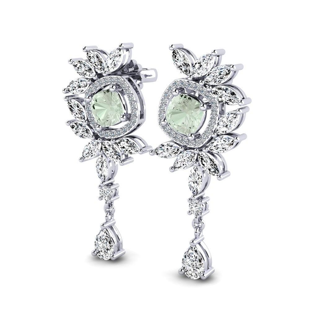Green Amethyst Women's Earring Dekalia