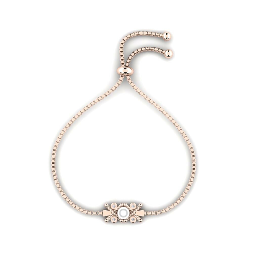 18k Oro Rosa Pulsera de Mujer Delicate