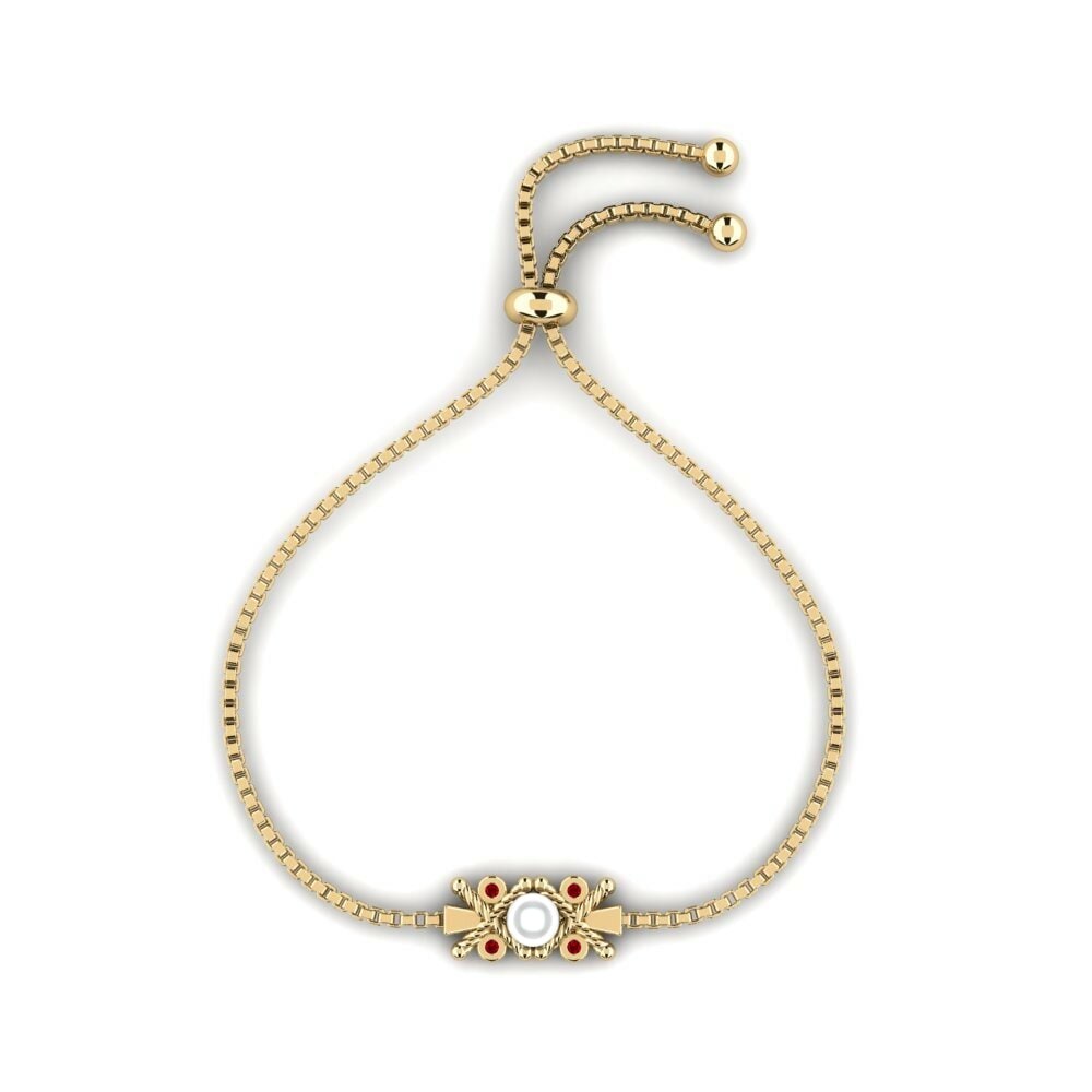 Zircone Rosso Bracciale da donna Delicate