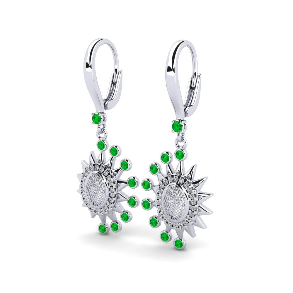 Émeraude Boucle d'oreille femme Demain