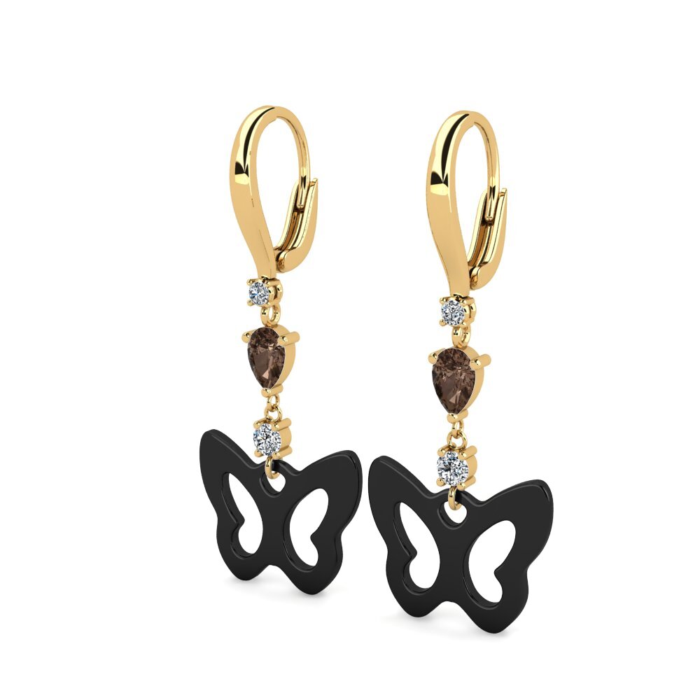 Smoky Quartz Women's Earring Demarco