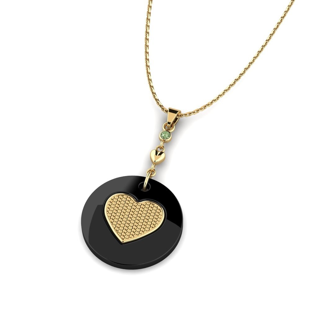 Diamante Verde Colgante de Mujer Dematteo