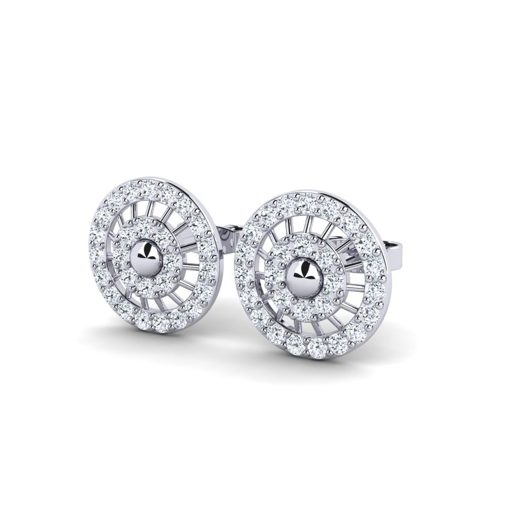 18ct White Gold Women's Earring Demelza